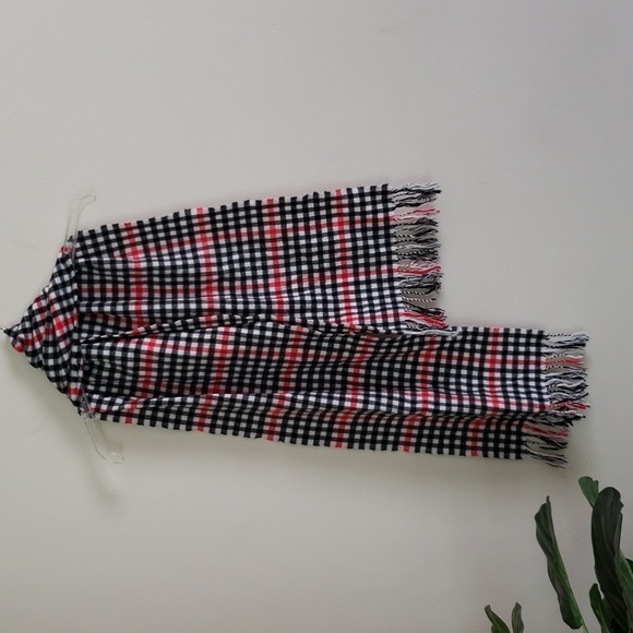 D&Y softer then cashmere plaid fringe wide scarf. Winter essential. - Picture 5 of 5